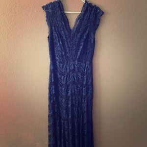 Navy Blue Lace Dress/Gown